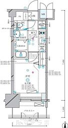 ディアレイシャス名古屋浄心II 1Kの間取図画像