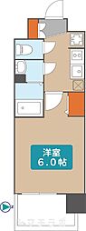 プレサンス鶴舞パーク&ステーション 1Kの間取図画像