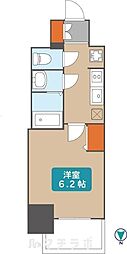 プレサンスザ大須観音 1Kの間取図画像