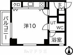 LIVCITY大須 ワンルームの間取図画像