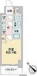 アステリ鶴舞エーナ 1Kの間取図画像