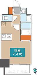プレサンスナゴヤ桜通ビッグビート 1Kの間取図画像