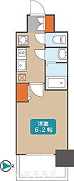 プレサンス名古屋ルクソリア 1Kの間取図画像