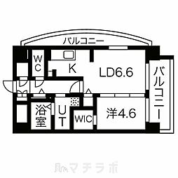 シェソワ東桜 1LDKの間取図画像