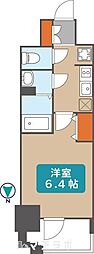 プレサンス鶴舞駅前レジス 1Kの間取図画像