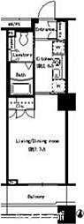 パークアクシス名駅南 1Kの間取図画像