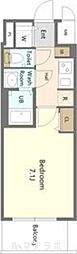 S-RESIDENCE名古屋菊井aline 1Kの間取図画像