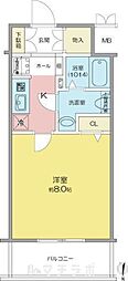 SHOKEN Residence名古屋SOUTH 1Kの間取図画像