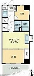 グリーンハイツ新道 1LDKの間取図画像