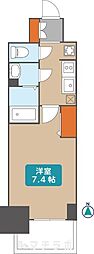 プレサンス桜通ベルノ 1Kの間取図画像
