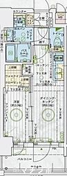 エステムコート名古屋鶴舞2レアーヴ 1DKの間取図画像