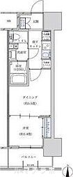 パークアクシス名古屋山王 1DKの間取図画像