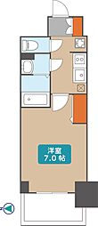 プレサンス上前津フィット 1Kの間取図画像