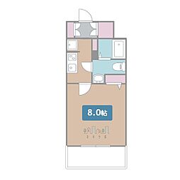 SHOKEN Residence名古屋SOUTH 1Kの間取図画像