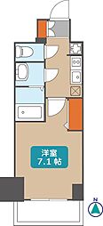 プレサンス広小路通葵 1Kの間取図画像