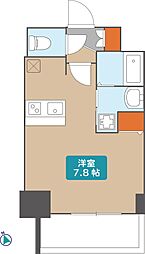 プレサンスナゴヤ桜通ビッグビート 1Kの間取図画像