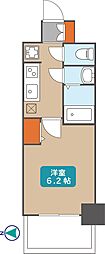 プレサンス太閤通駅前デュプル 1Kの間取図画像