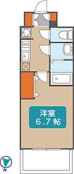 プレサンス大曽根駅前ファースト 1Kの間取図画像