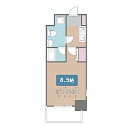 ASレジデンス上前津 1Kの間取図画像