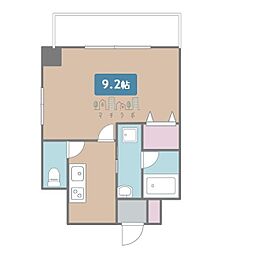 CITYSPIRE名駅前 1Kの間取図画像