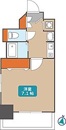 プレサンス名古屋城前 1Kの間取図画像