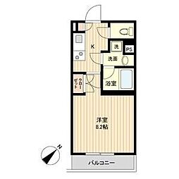 タウンライフ覚王山 1Kの間取図画像