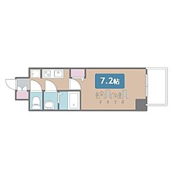 アドバンス名古屋アウリィ 1Kの間取図画像