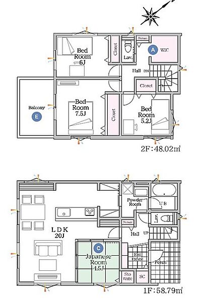 間取りを拡大表示