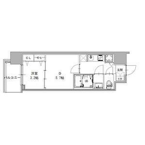 S-RESIDENCE日本橋Qualier ｜大阪府大阪市浪速区日本橋5丁目(賃貸マンション2K・7階・30.52㎡)の写真 その2