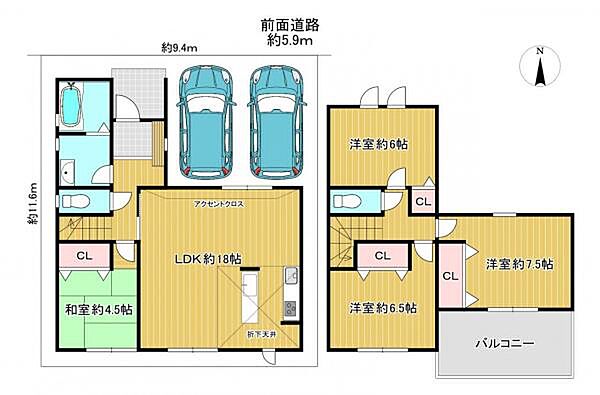 間取りを拡大表示