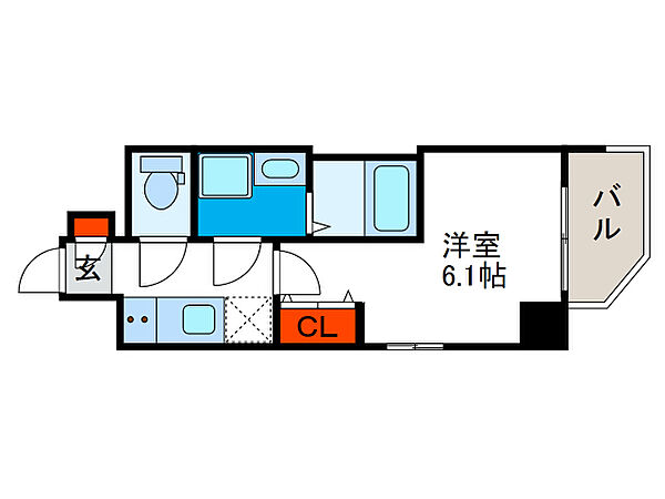 エスリードレジデンス大阪弁天町 ｜大阪府大阪市港区弁天5丁目(賃貸マンション1K・9階・21.45㎡)の写真 その2