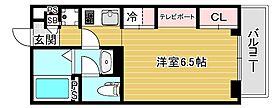 リブリ・H・y・ｓ  ｜ 大阪府大阪市港区市岡1丁目（賃貸マンション1K・2階・21.73㎡） その2