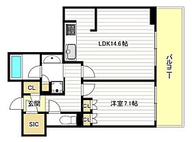 ザ・ファインタワーウエストコースト 2102 ｜ 大阪府大阪市港区弁天4丁目（賃貸マンション1LDK・21階・52.47㎡） その2