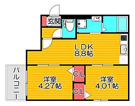 RAD大正  ｜ 大阪府大阪市大正区泉尾2丁目（賃貸アパート2LDK・3階・39.66㎡） その2