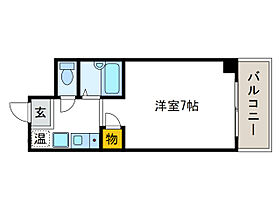 サンライズMR  ｜ 大阪府大阪市港区弁天5丁目（賃貸マンション1K・4階・18.27㎡） その2