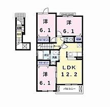 ベル　ファースト 203 ｜ 愛知県豊田市市木町5丁目2番地12（賃貸アパート3LDK・2階・67.83㎡） その2