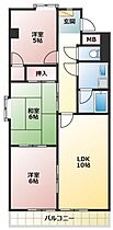 第2みゆきビル 406 ｜ 愛知県豊田市美山町1丁目102-1（賃貸マンション3LDK・4階・65.00㎡） その2