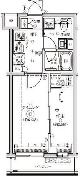 ベルシード野毛山公園 306｜神奈川県横浜市西区老松町(賃貸マンション1DK・3階・30.15㎡)の写真 その1