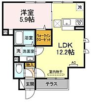 セジュール西台8 102 ｜ 東京都板橋区西台3丁目（賃貸アパート1LDK・1階・40.75㎡） その2