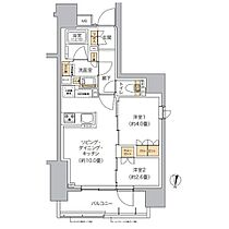 東京都豊島区東池袋3丁目（賃貸マンション2LDK・6階・42.05㎡） その2