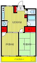 メゾン・ド・中弥  ｜ 東京都板橋区中台1丁目（賃貸マンション2LDK・4階・39.60㎡） その2