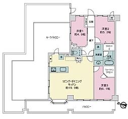 間取図画像 3LDK