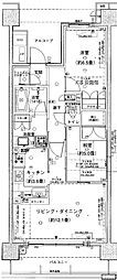 リライズガーデン西新井スカイレジデンス 2LDKの間取図画像