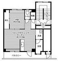 ビレッジハウス湖山2号棟 304 ｜ 鳥取県鳥取市湖山町北5丁目206（賃貸マンション1LDK・3階・38.06㎡） その2