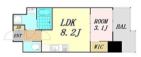 大阪府大阪市福島区吉野2丁目（賃貸マンション1LDK・3階・30.00㎡） その2