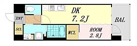 大阪府大阪市淀川区宮原2丁目（賃貸マンション1DK・8階・29.38㎡） その2