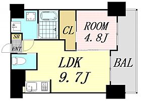 大阪府吹田市広芝町（賃貸マンション1LDK・10階・36.72㎡） その2