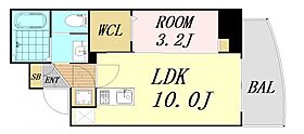 大阪府大阪市中央区南久宝寺町1丁目（賃貸マンション1LDK・10階・34.87㎡） その2