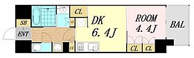 大阪府大阪市西区北堀江1丁目（賃貸マンション1DK・11階・33.57㎡） その2