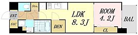 大阪府大阪市北区堂山町（賃貸マンション1LDK・9階・33.96㎡） その2